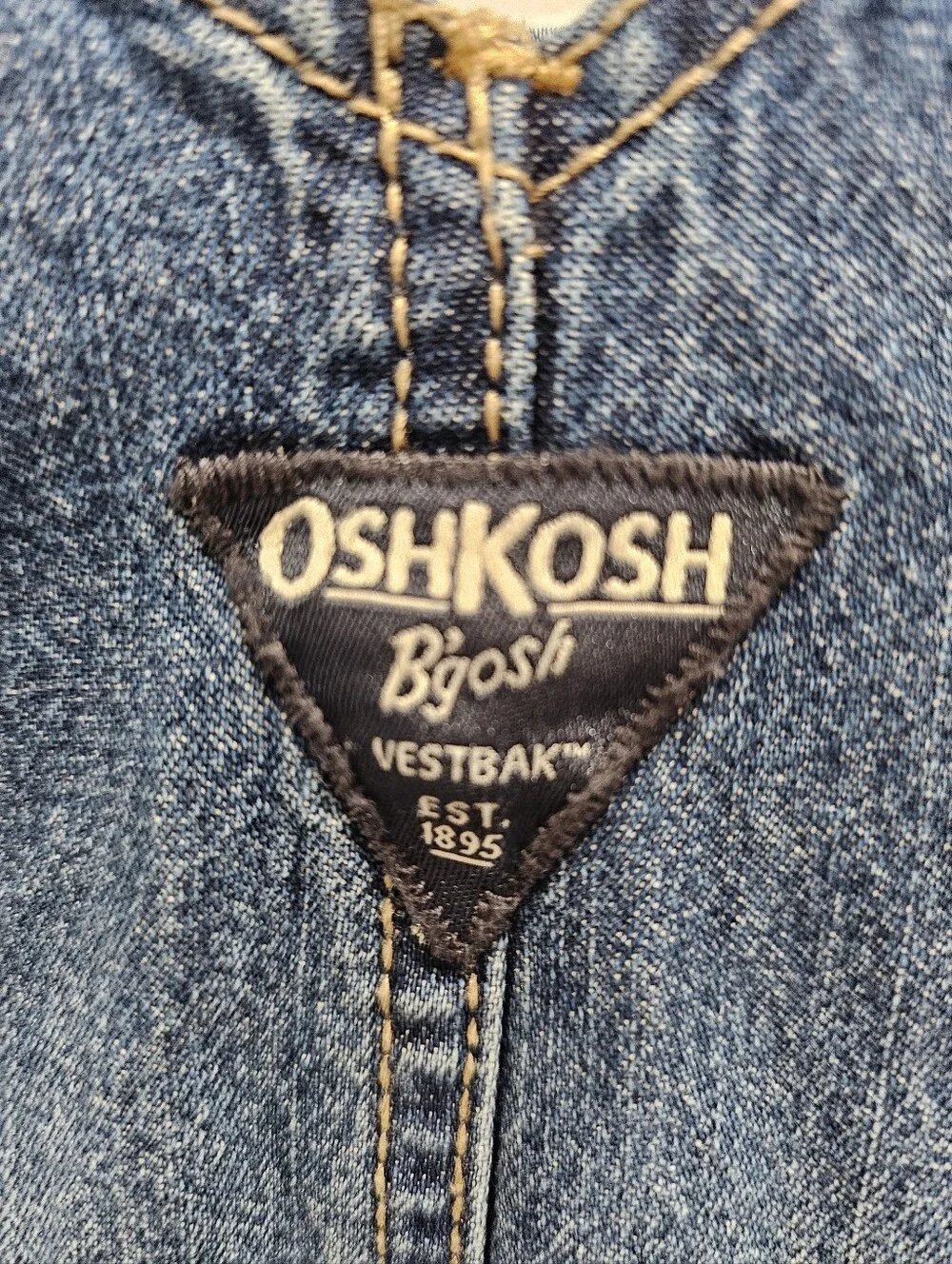 Oshkosh B'gosh Infant Boys Denim Overall Size 24 Months